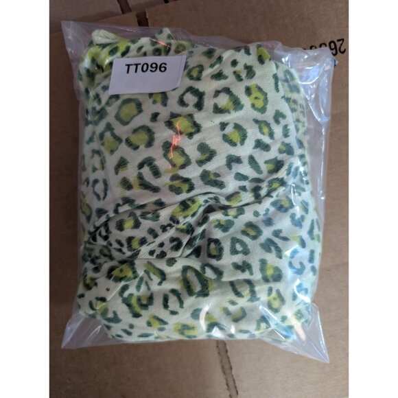 Soft Surroundings Sweater Womens 2X Green Leopard Print Hooded Cardigan - Picture 7 of 7